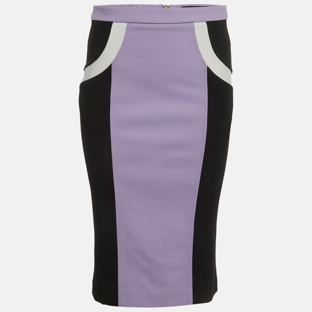 Versace Multicolour Jersey Pencil Skirt M